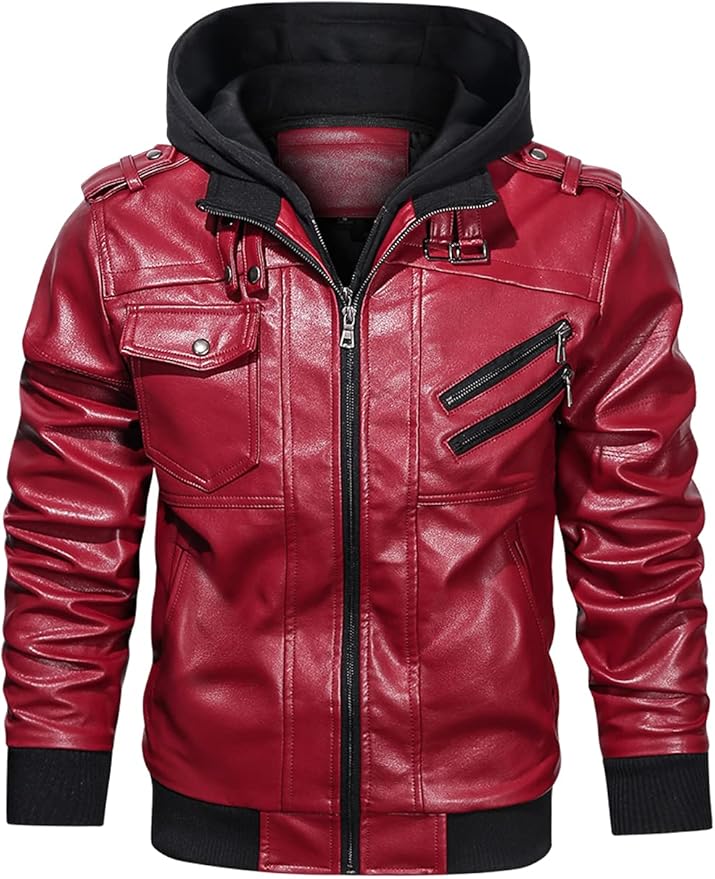 Leather Jacket Aviator Bomber Shearling